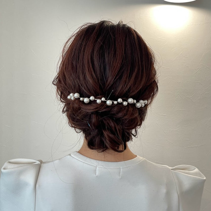 ヘッドドレス アリエル パールボンネ 2本セット 【レンタル3泊4日基本プラン】